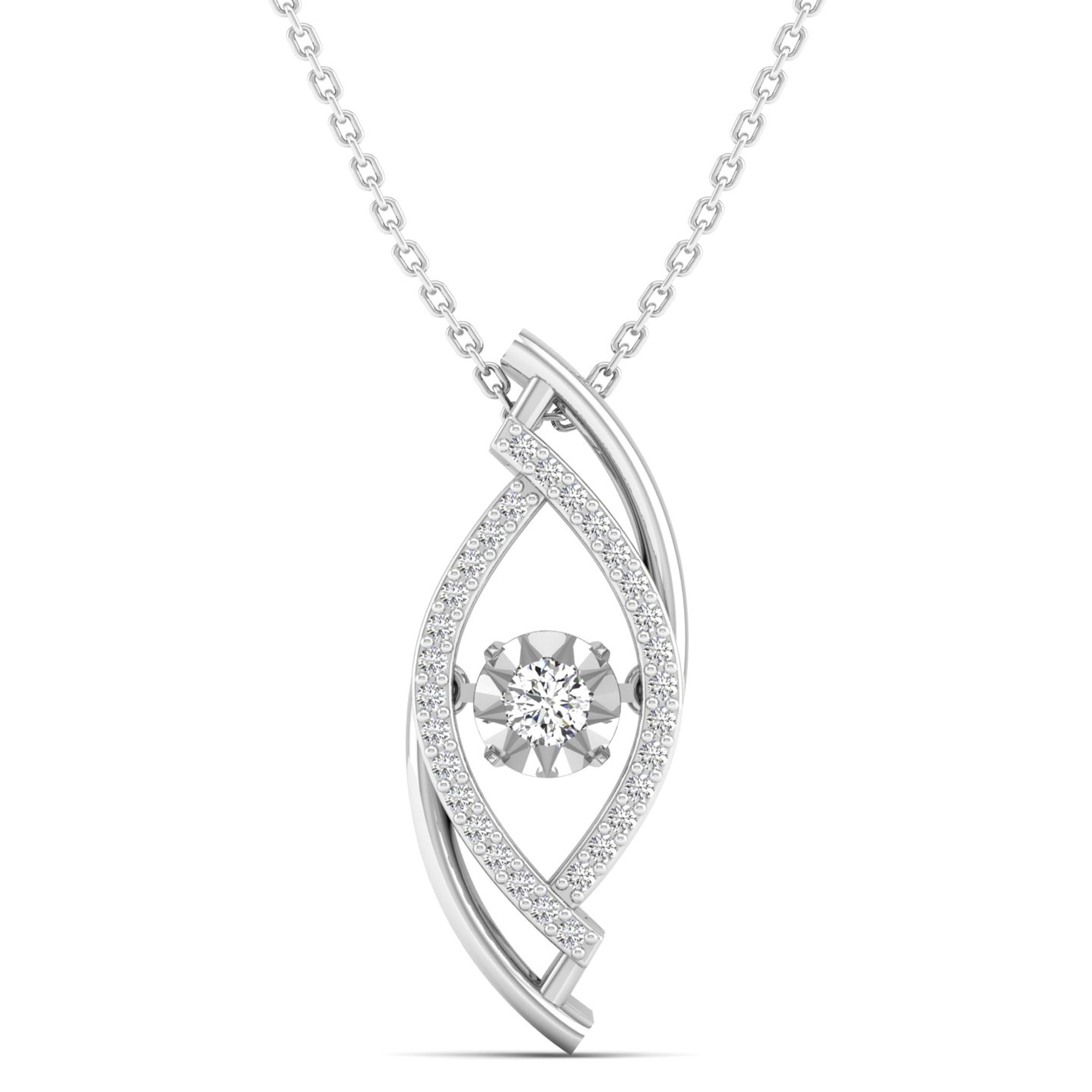 Evil Eye Miracle Dancing Diamond Pendant