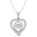 Heart Miracle Dancing Diamond Pendant
