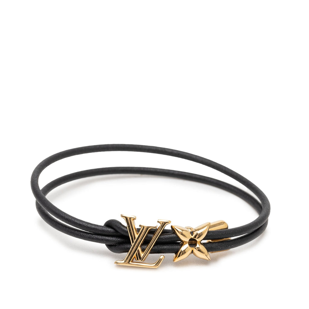 Leather LV Bloom Bracelet
