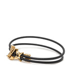Leather LV Bloom Bracelet