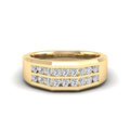 Men's Double Row Channel Diamond Ring