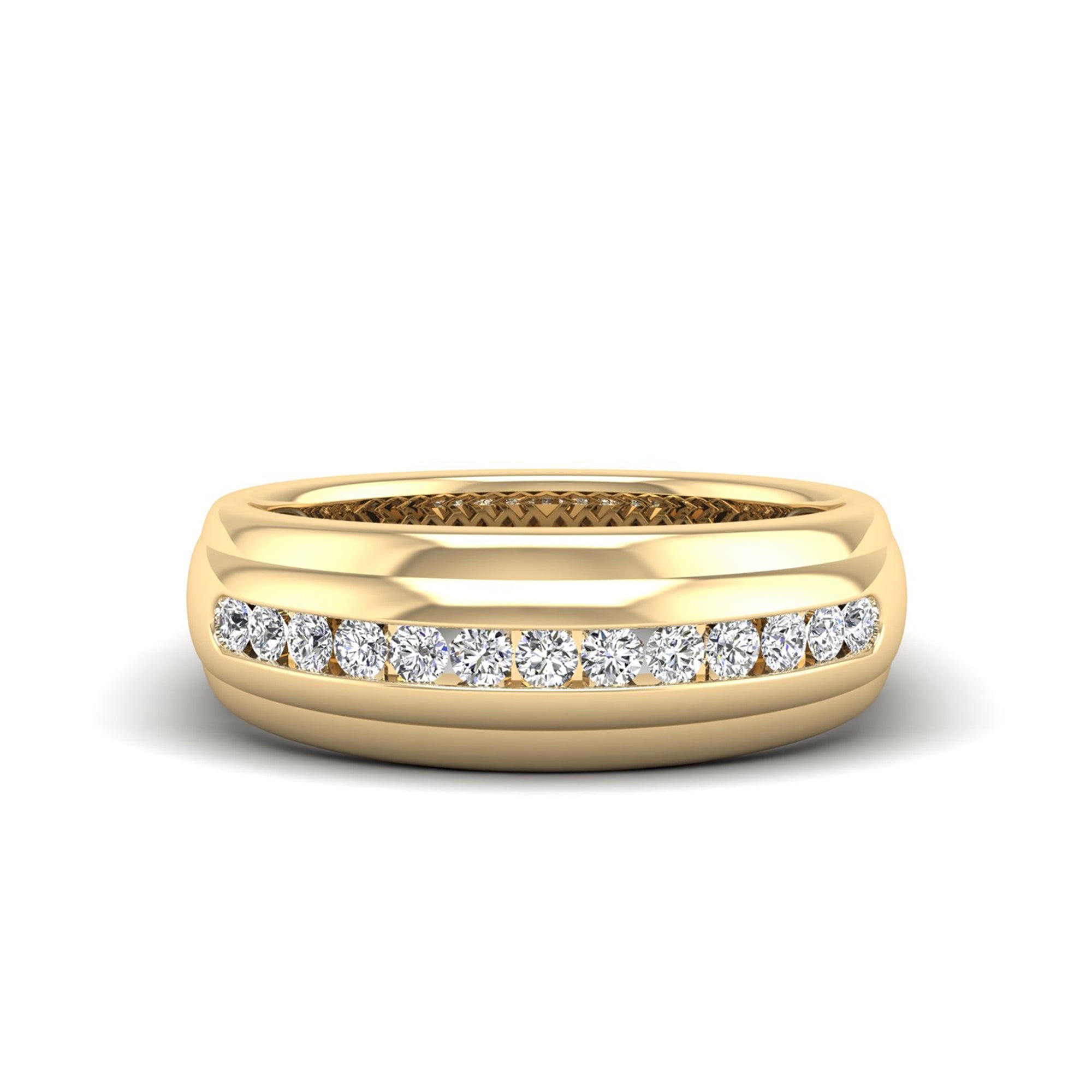 Men's Channel Diamond Band