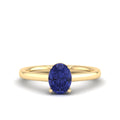 Classic Oval Tanzanite Ring