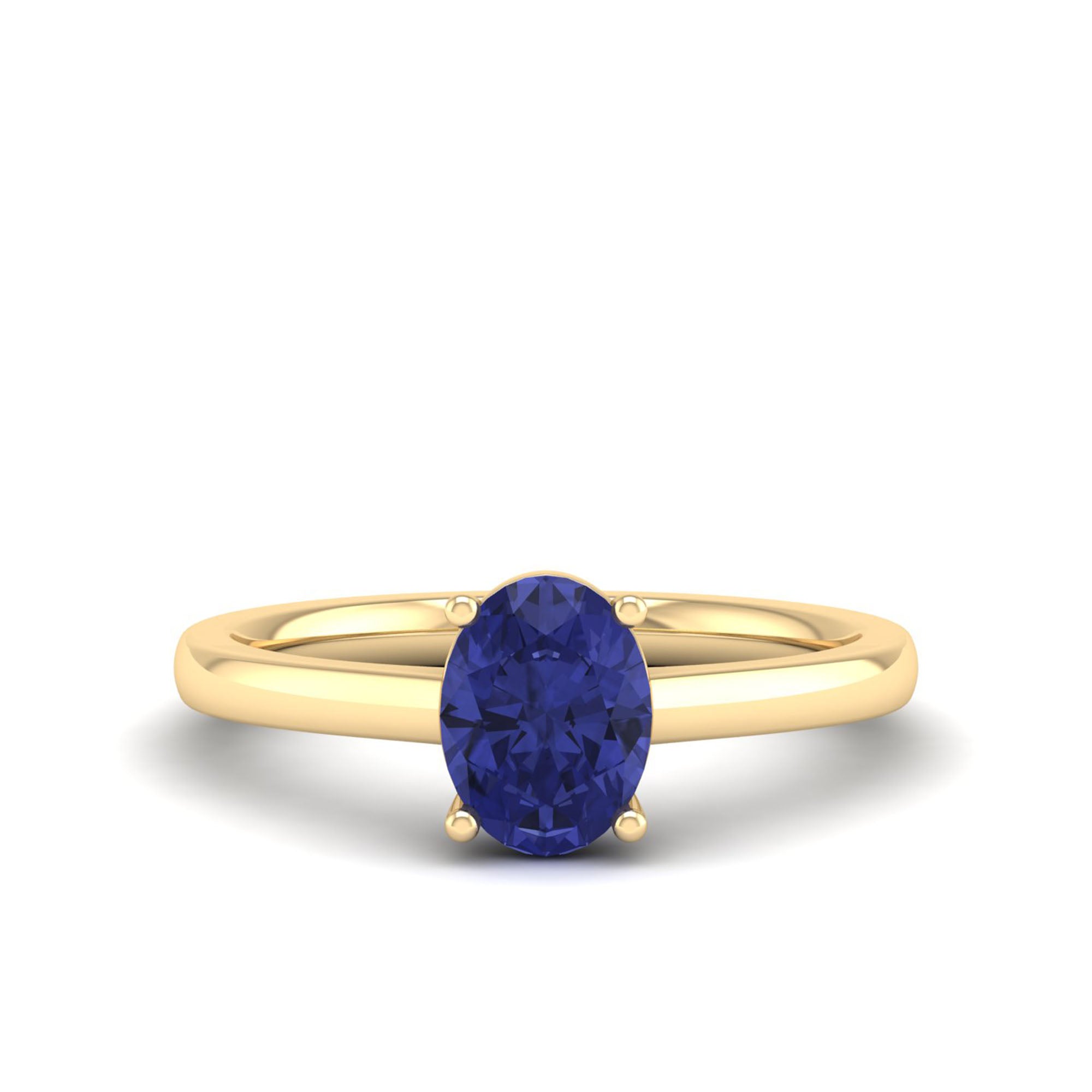 Classic Oval Tanzanite Ring