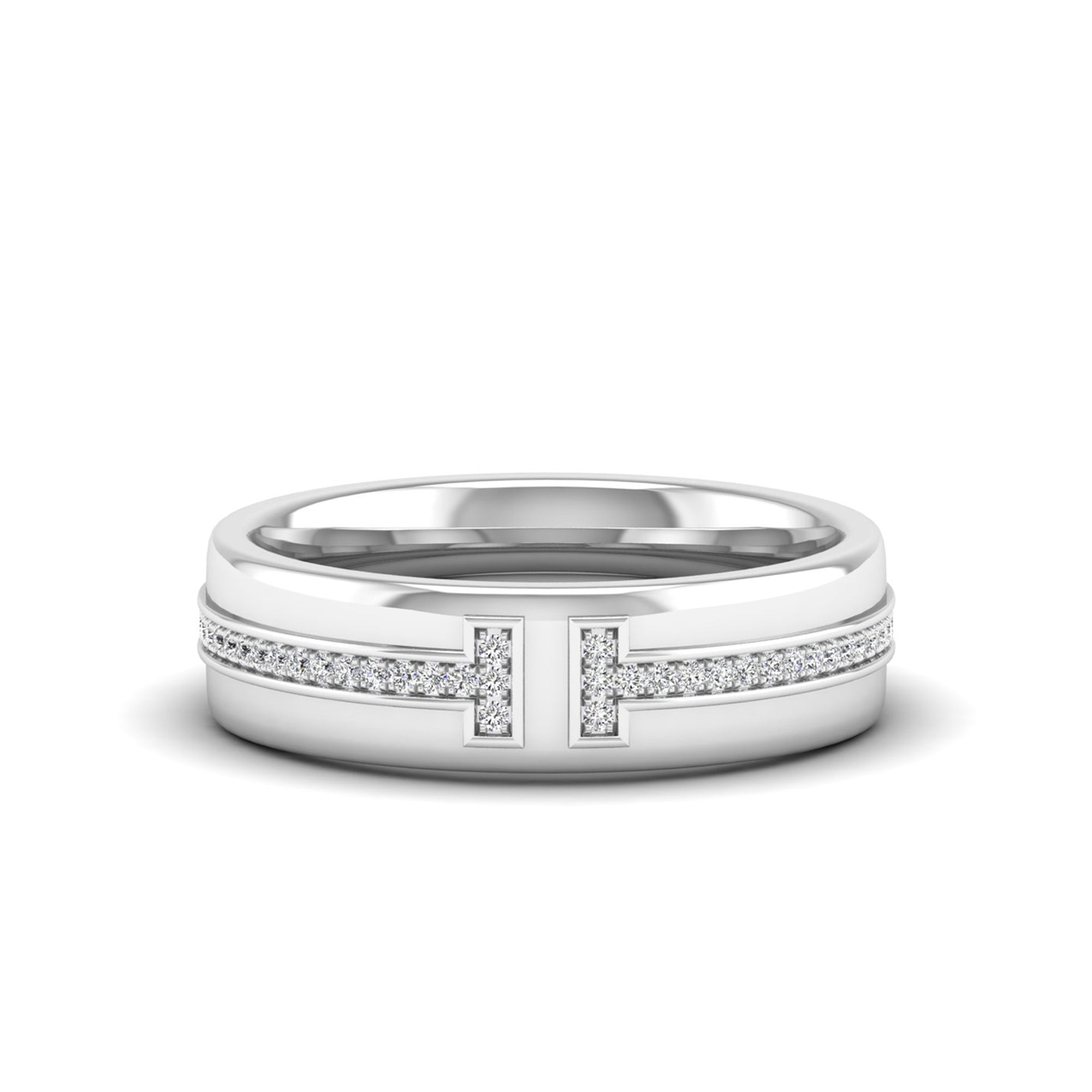 Men's T Diamond Band