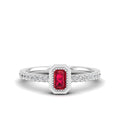 Emerald Ruby and Diamond Ring