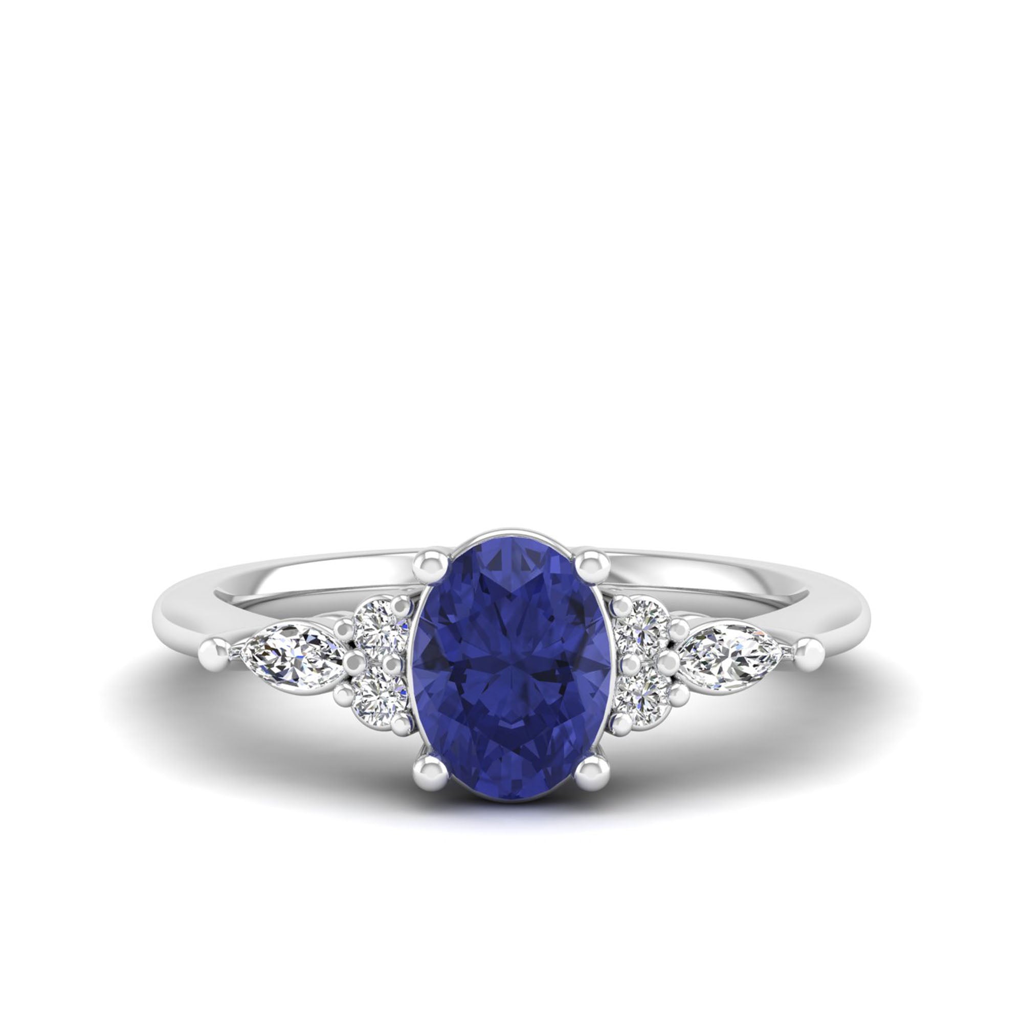 Juliette Tanzanite and Diamond Ring