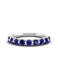 9-Stone Sapphire Stackable Ring