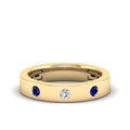 Sapphire and Diamond Cigar Band
