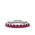 Share Prong Ruby Band