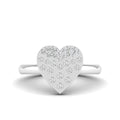 Heart Confetti Diamond Ring