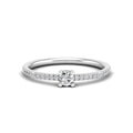 Round Diamond Promise Ring