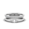 Stacked Baguette Diamond Band