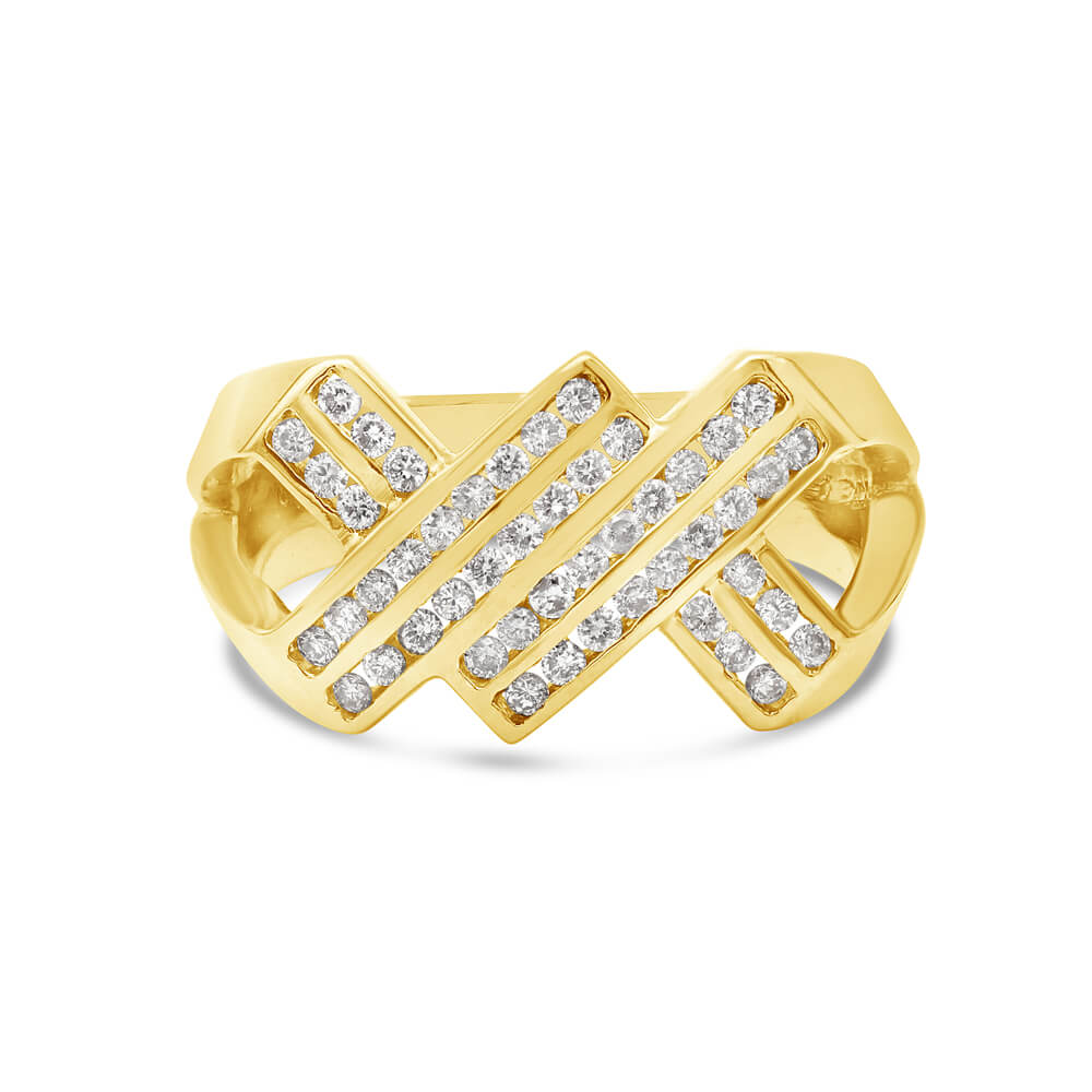 Men's X Princess Diamond Ring