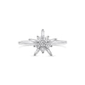 Snowflake Diamond Ring