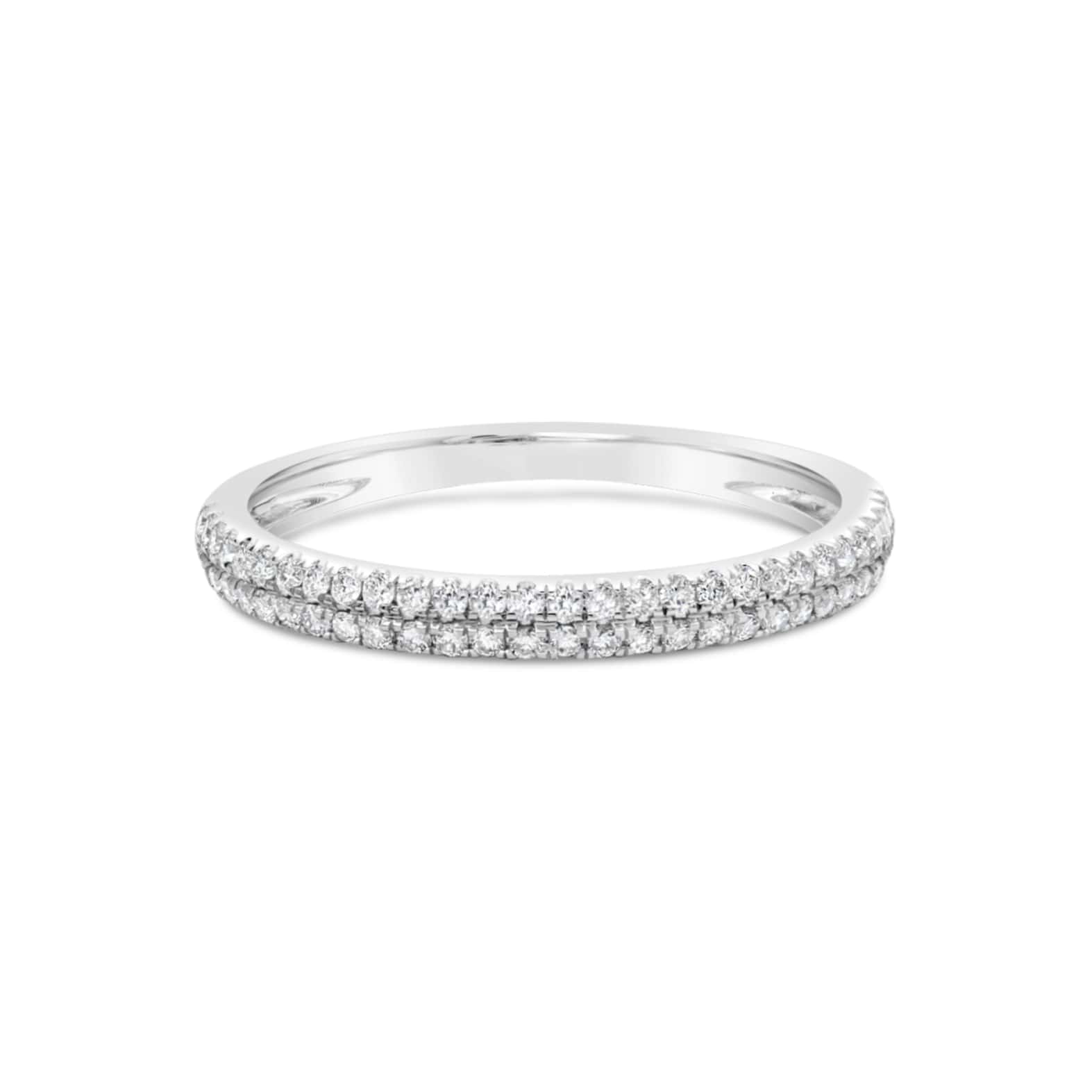 0.29 Cts. Diamond Double Band
