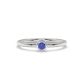 Stackable Bezel Sapphire Ring