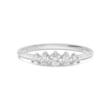 0.29 Cts. Diamond Graduated Five Stone Ring