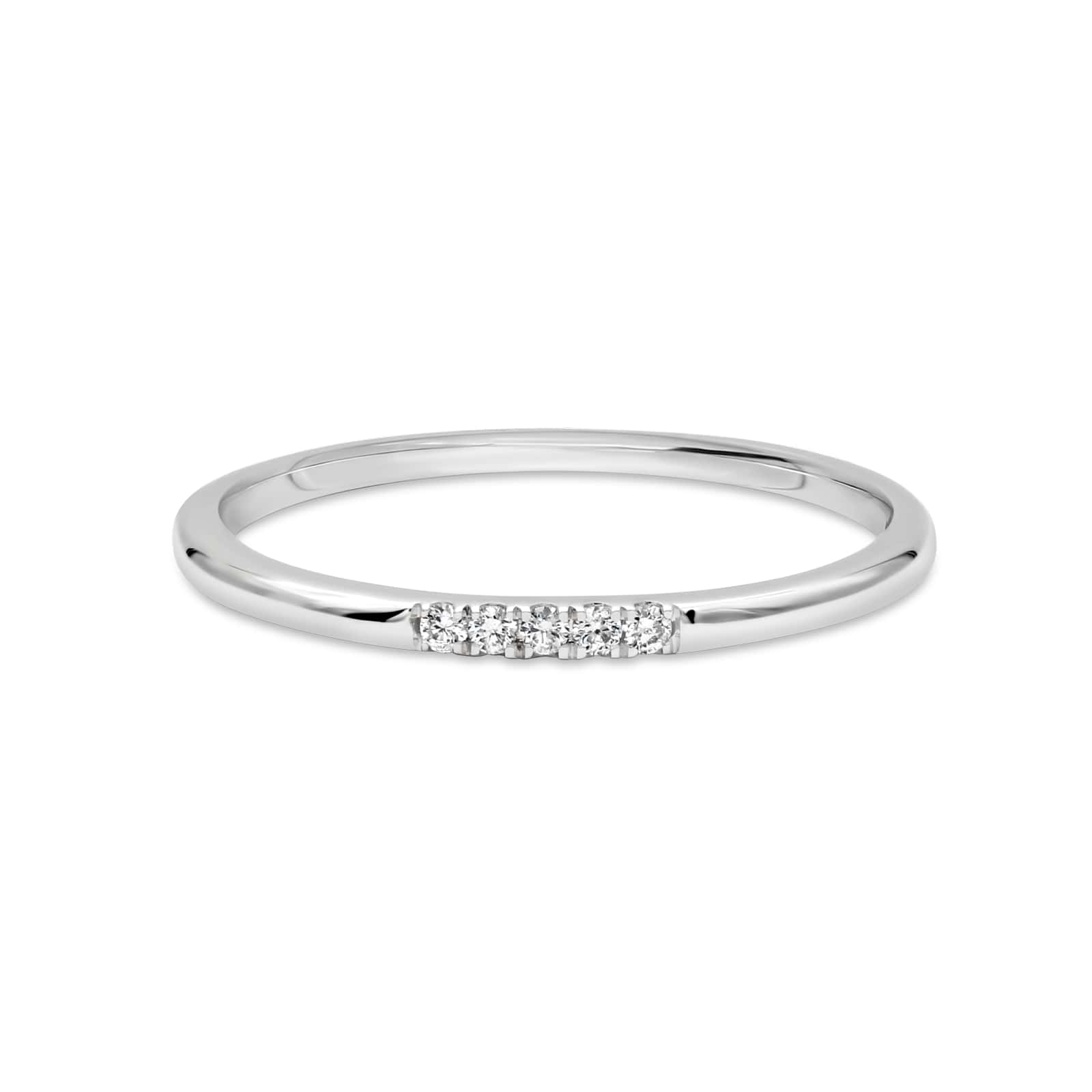 Diamond Dainty Wedding Band