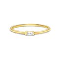 Single Baguette Diamond Band