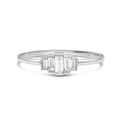 Diamond Baguette Pyramid Ring