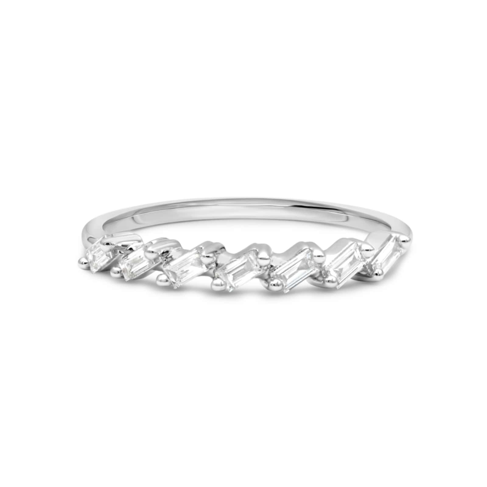 Diamond Baguette Ladder Ring