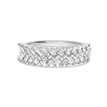 Diamond Staggered Baguette Ring