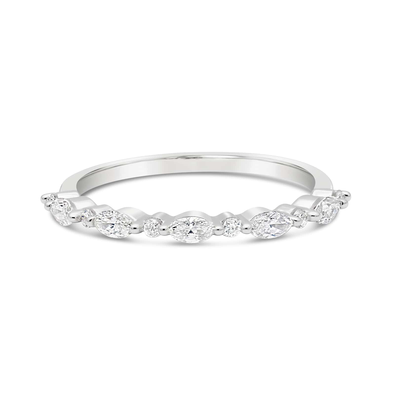 Diamond Alternating Marquise Band
