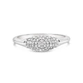 Diamond Pavé Marquise Dome Ring