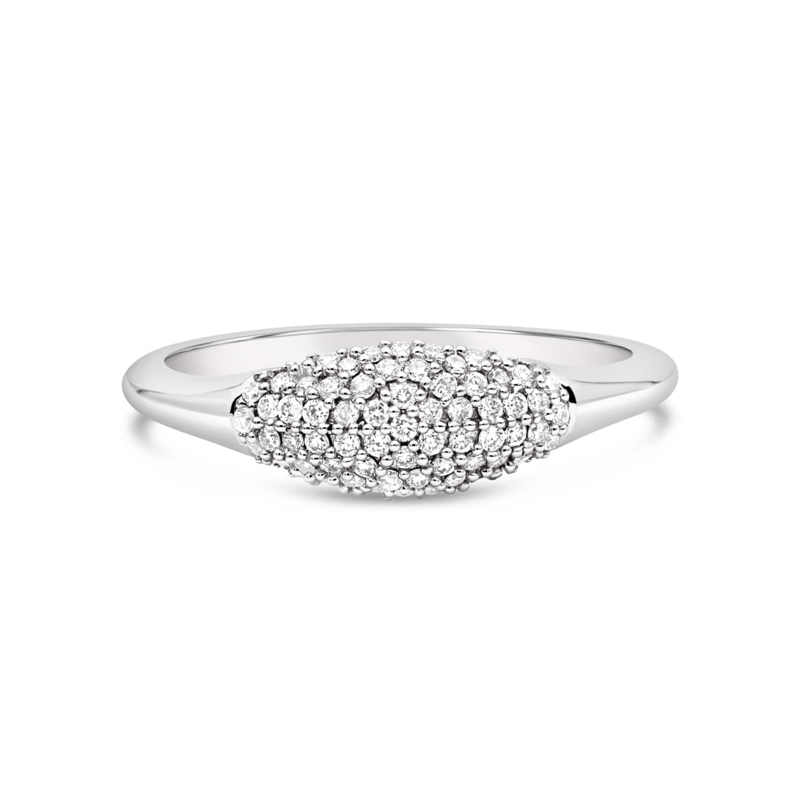 Diamond Pavé Marquise Dome Ring
