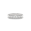 Emerald Lab Diamond Seven-Stone Band
