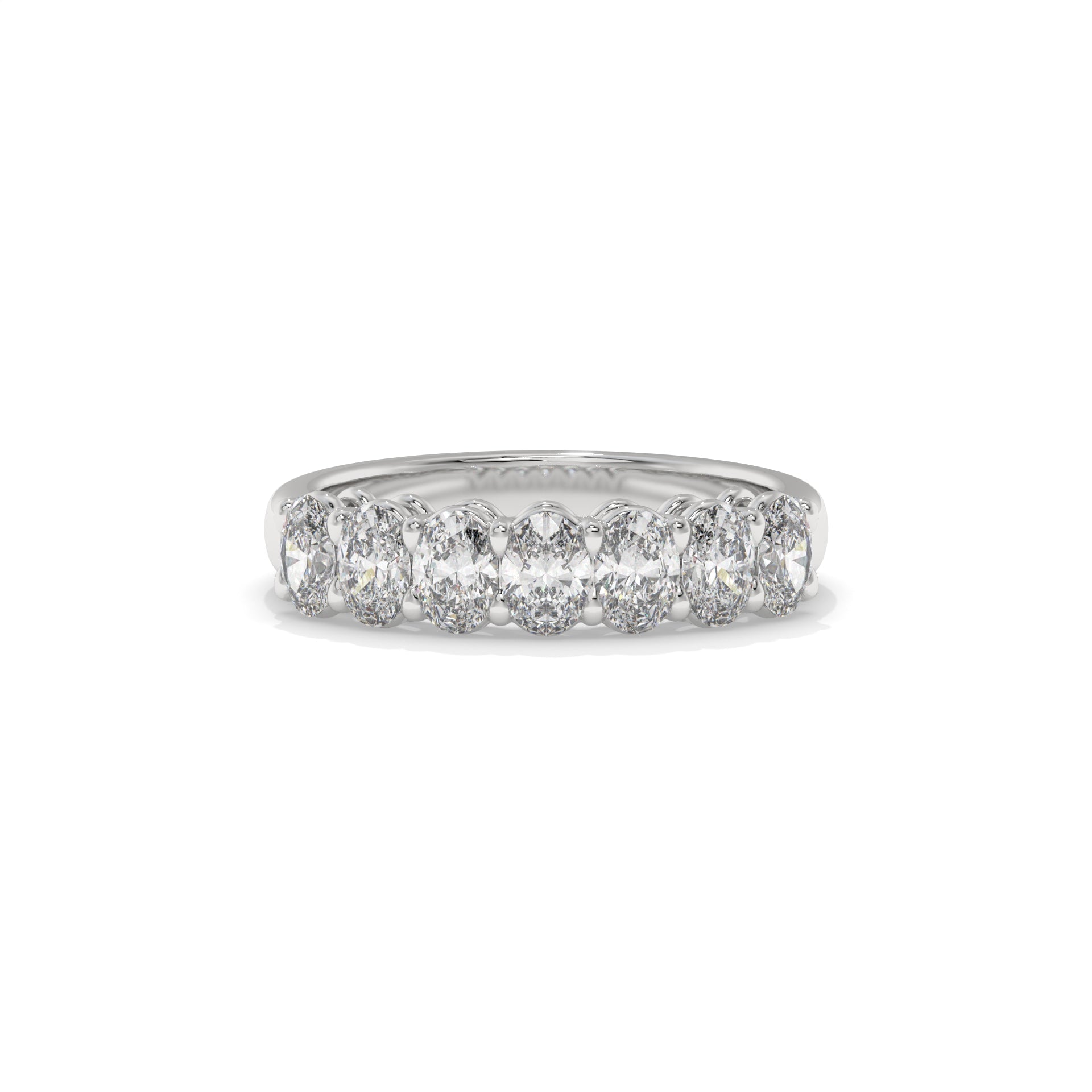 Seven Stone Oval Lab Diamond Ring
