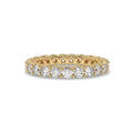Dome Basket Lab Diamond Eternity Ring