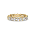 Alternate Shared Prong Lab Diamond Eternity Band