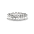 Bezel Emerald Lab Diamond Eternity Band