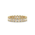 Bezel Oval Lab Diamond Eternity Band