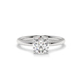 Isla Round Lab Diamond Hidden Halo Ring