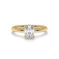 Isla Oval Lab Diamond Ring