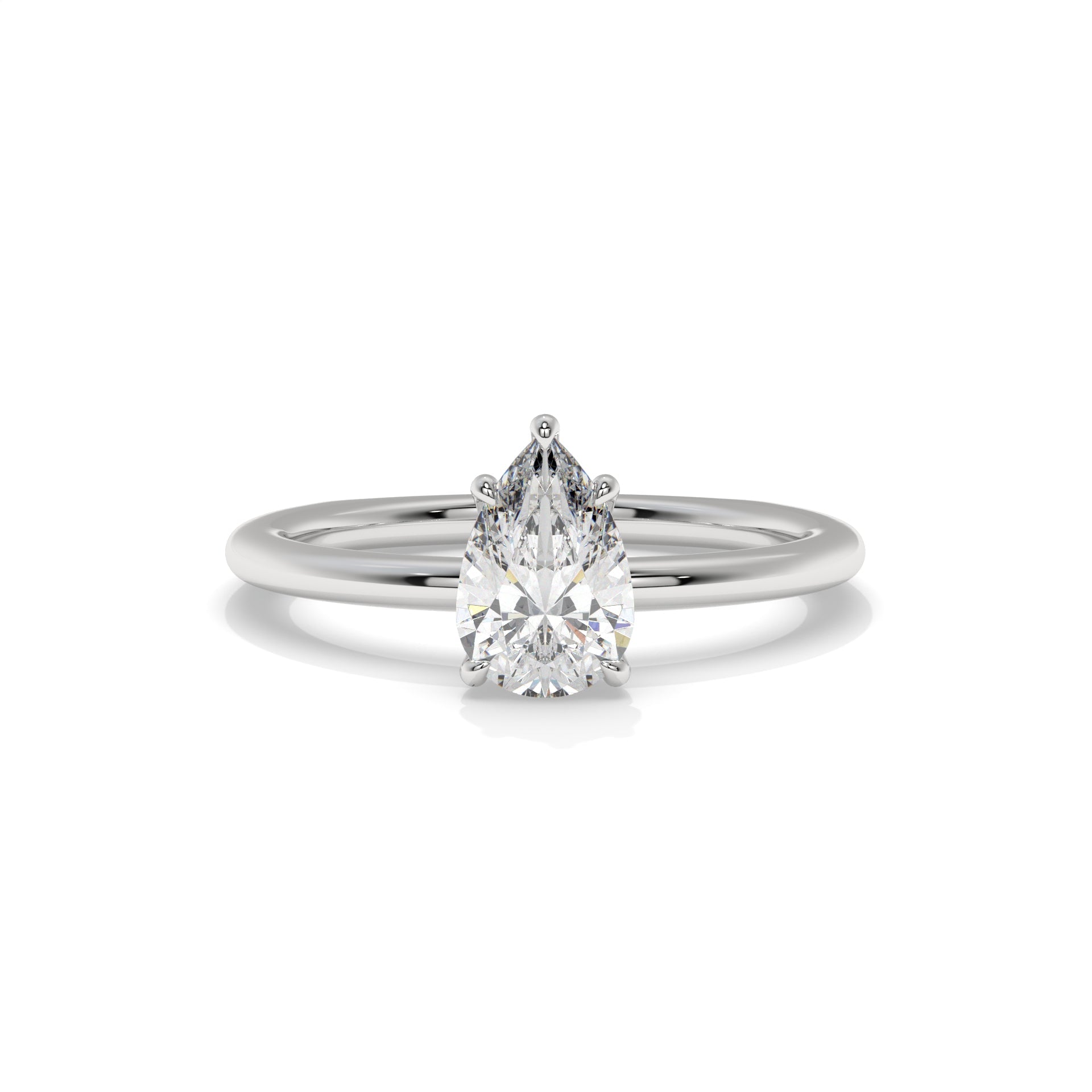 Isla Pear Lab Diamond Ring