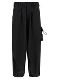 Y-3 Oversized Technical Cargo Pants — Black