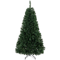 6 ft Norwegian Spruce Artificial Christmas Tree with 888 Branch Tips, Hinged Design & Foldable Metal Stand, Green