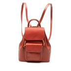 Leather Velazquez Twist Backpack
