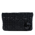 Calfskin Cannage Rose Clutch