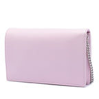 Leather Patch Embroidered Diorama Wallet On Chain