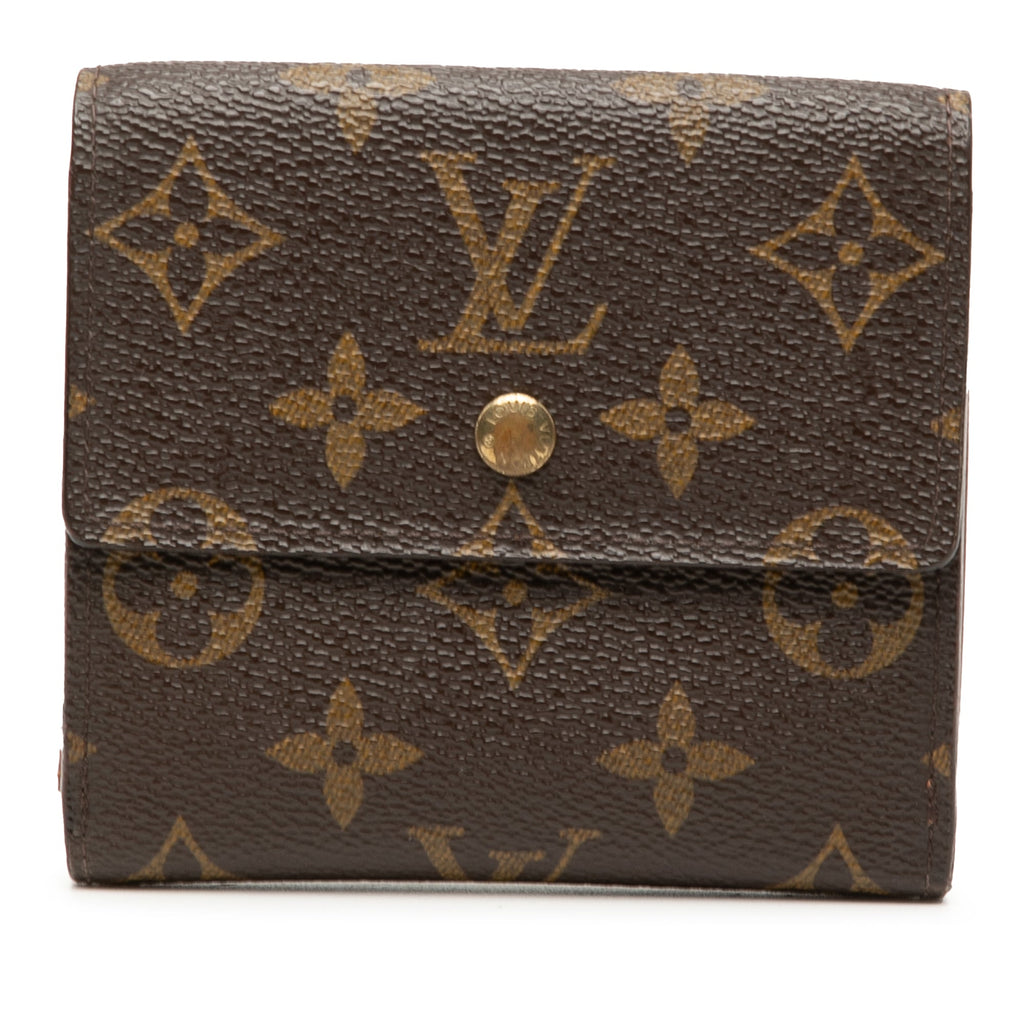 Monogram Portefuille Elise Trifold Wallet