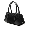 Vitello Trimmed Tessuto Handbag