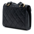 Mini CC Quilted Caviar Envelope Flap