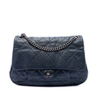 Quilted Calfskin Coco Pleats Flap