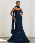 Blue Zoelle Lehenga Set By KYNAH, Luxury Indian Fashion & Bridal Wear