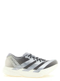 Y-3 Metallic Striped Mesh Sneakers — Gray